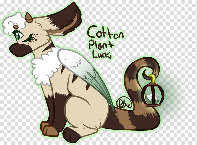 Cat Horse Cartoon Mammal, cotton plant transparent background PNG clipart