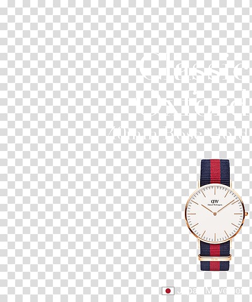 Watch strap Daniel Wellington Gold, watch transparent background PNG clipart