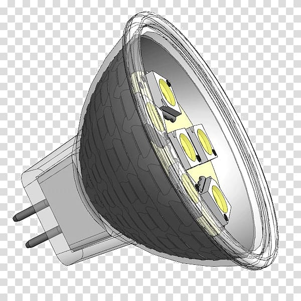 Light-emitting diode LED lamp Multifaceted reflector, Contemporary Rb transparent background PNG clipart