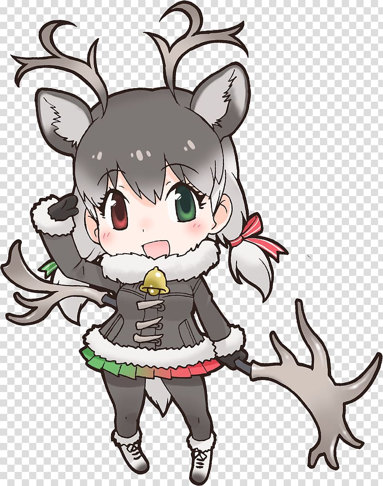 Reindeer Kemono Friends Pavilion Rudolph Youkoso Jyapariparke, Reindeer transparent background PNG clipart