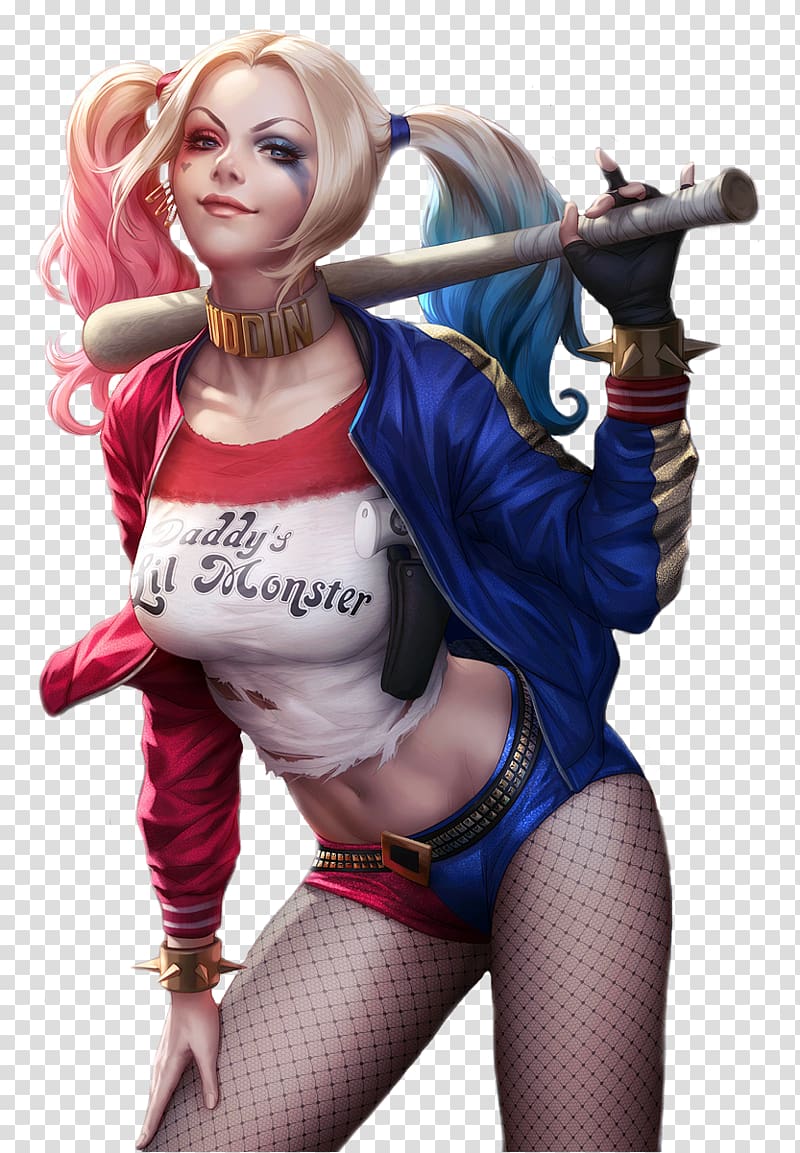 Harley Quinn transparent background PNG clipart