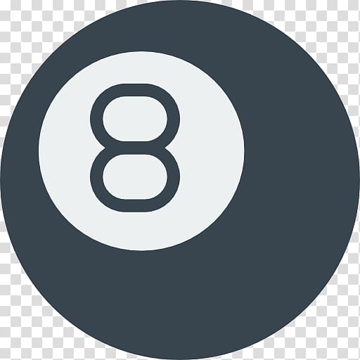 Eight-ball Billiards Scalable Graphics Pool Icon, 8 Billiards transparent background PNG clipart