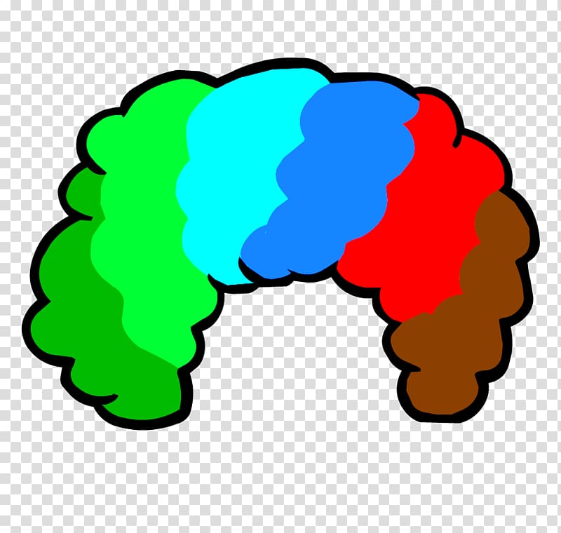 Clown Wig , Clown Hat transparent background PNG clipart