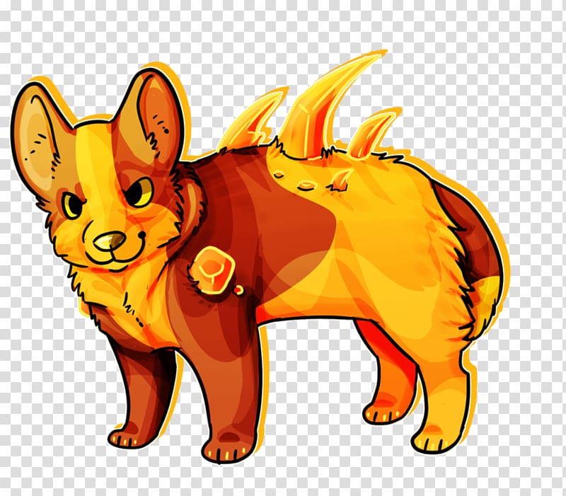 Whiskers Cat Red fox Dog, Pembroke Welsh Corgi transparent background PNG clipart