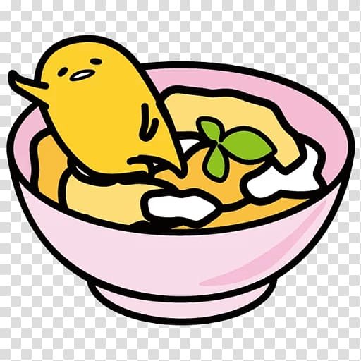 ぐでたま Sanrio T-shirt Breakfast Egg, T-shirt transparent background PNG clipart