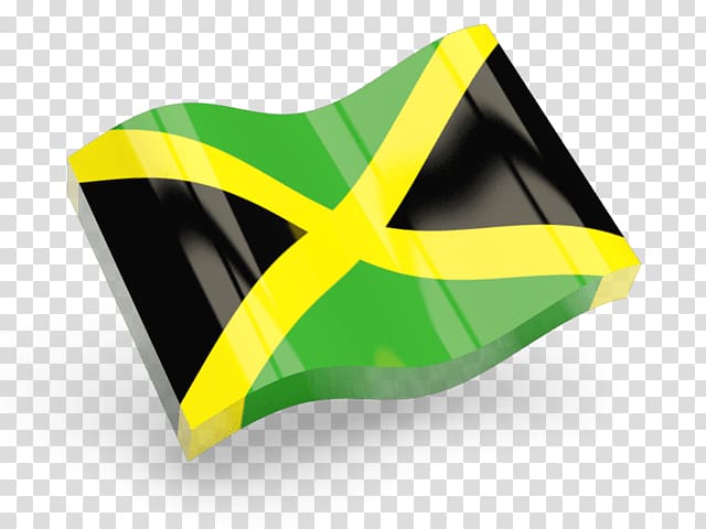 green, yellow, and black illustration, Jamaica Flag Icon Wave transparent background PNG clipart