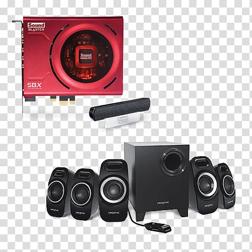 5.1 surround sound Loudspeaker Computer speakers Creative Technology Creative Inspire T6300, Computer transparent background PNG clipart