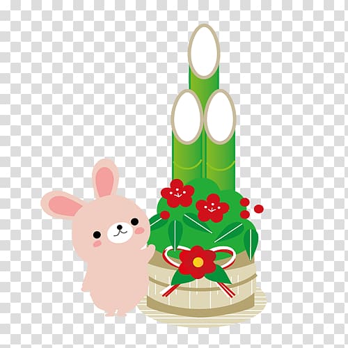 Kunitachishiritsukunitachi Daihachi Elementary School Osechi January Christmas and holiday season Illustration, rabbit transparent background PNG clipart