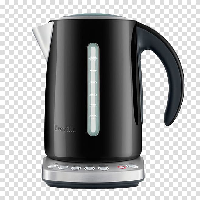 Tea Kettle Breville Coffeemaker Home appliance, High-quality kettle black transparent background PNG clipart