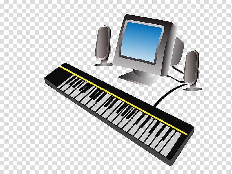 Digital piano Electric piano Computer keyboard Electronic keyboard Musical keyboard, computer keyboard transparent background PNG clipart