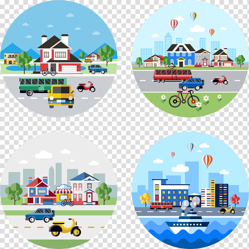 Illustration, hand-painted cartoon travel transparent background PNG clipart