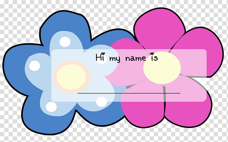 Pressed flower craft Name tag Paper , name tag transparent background PNG clipart