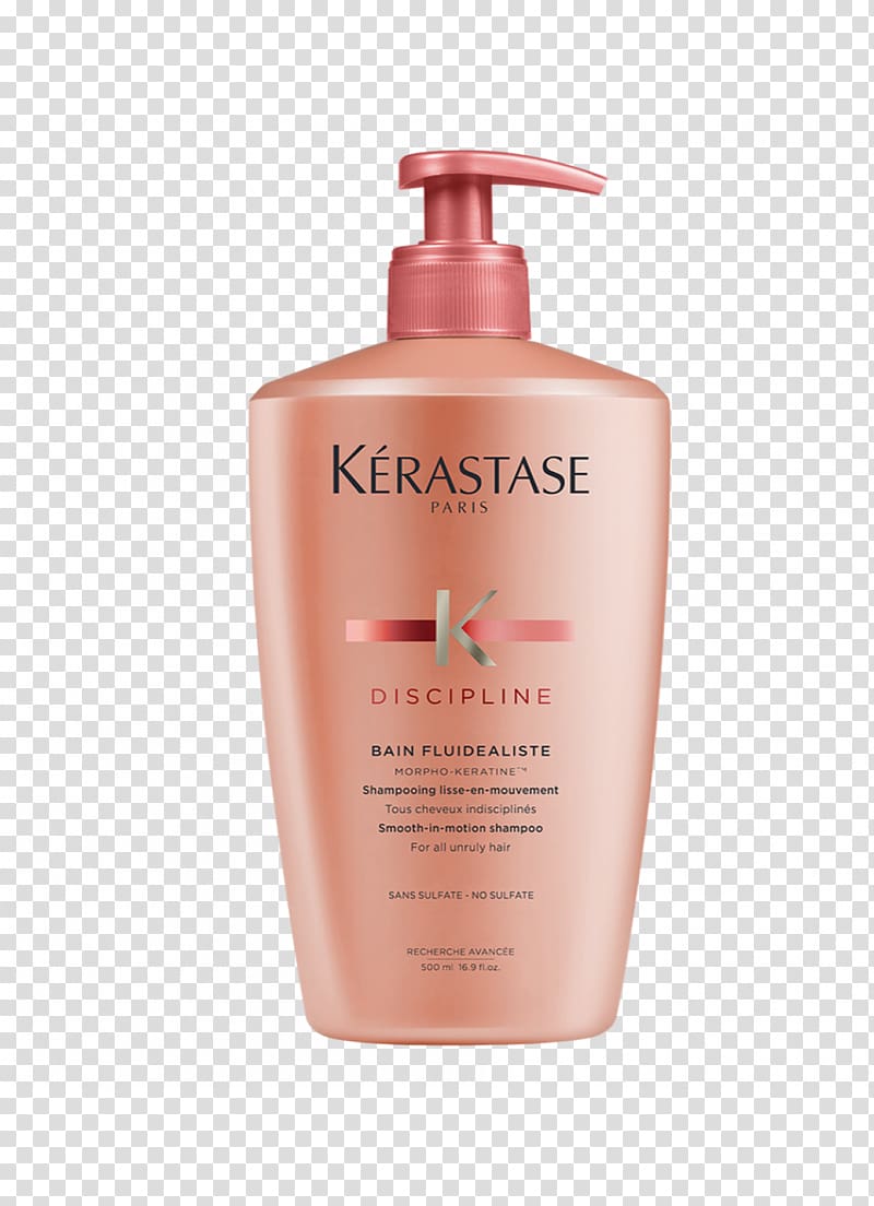 Kérastase Discipline Bain Fluidealiste Hair Care Shampoo, shampoo transparent background PNG clipart
