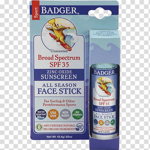 Sunscreen Lip balm Coola Mineral Face Cucumber Matte Finish Factor de protección solar Badger Balm, Face transparent background PNG clipart