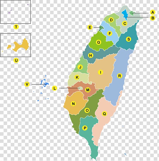 Taichung New Taipei City Township Administrative divisions of the Republic of China, map transparent background PNG clipart