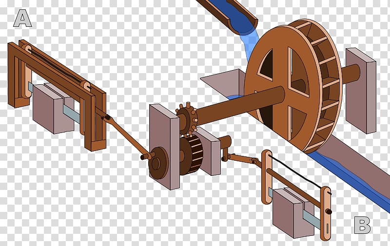 Hierapolis sawmill Barbegal aqueduct and mill Roman Empire Ancient Rome, pulley transparent background PNG clipart