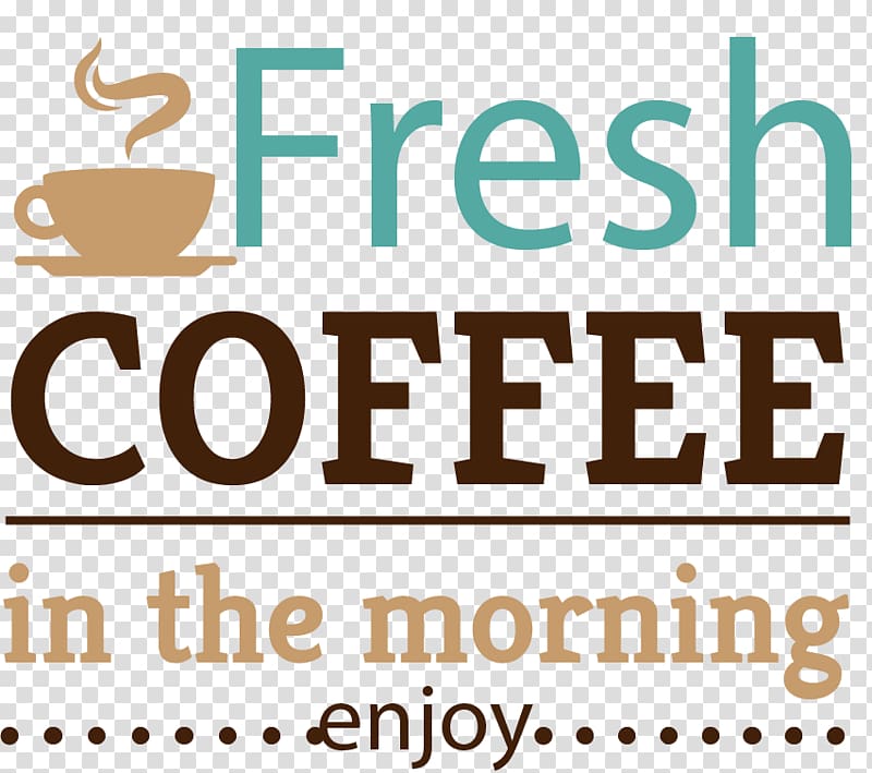 Iced coffee Caffxe8 Americano Tea Cafe, Breakfast coffee WordArt transparent background PNG clipart