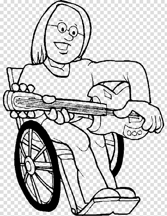 Disability Coloring book Play , bowling to color transparent background PNG clipart