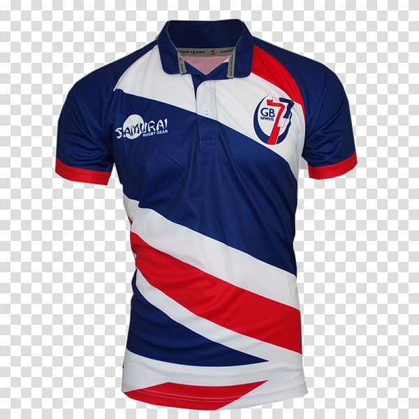 T-shirt Jersey Wales national rugby sevens team Polo shirt Great Britain national rugby sevens team, seven samurai flag transparent background PNG clipart