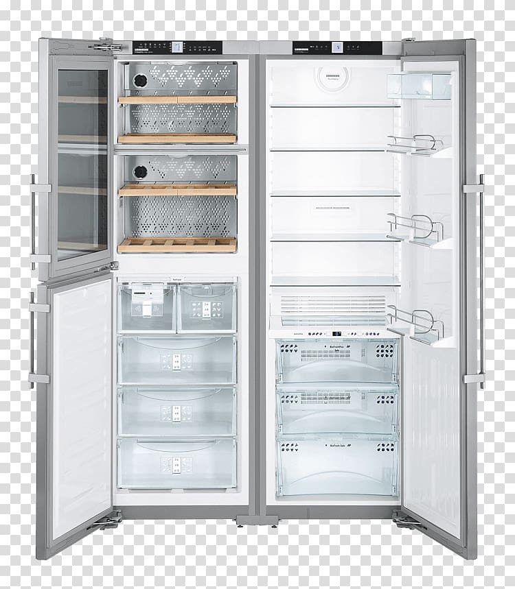 Liebherr SBSes 7165 Liebherr SBSes8486 Refrigerator Auto-defrost, refrigerator transparent background PNG clipart