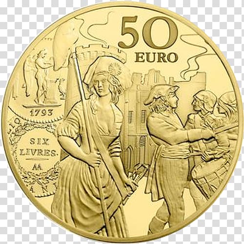 France Proof coinage 10 euro note French euro coins Currency, 50 euro transparent background PNG clipart