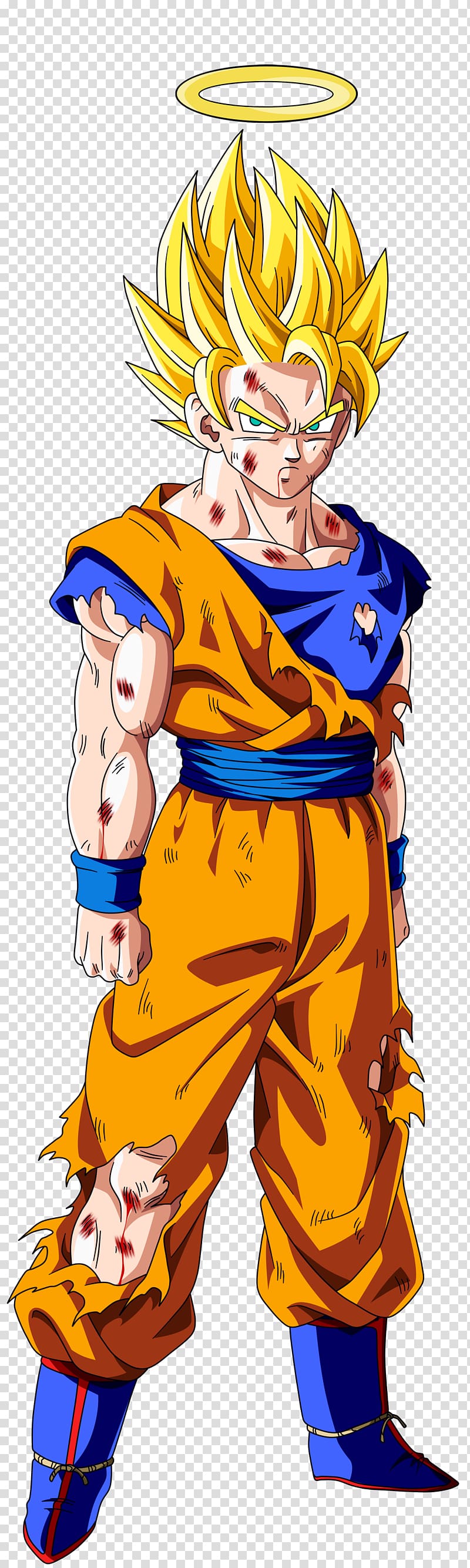 Son Goku illustration, Goku Vegeta Gohan Cell Trunks, dragon ball z transparent background PNG clipart