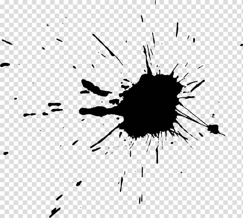 black paint splash, Ciel Phantomhive Paint Texture, ink splash transparent background PNG clipart