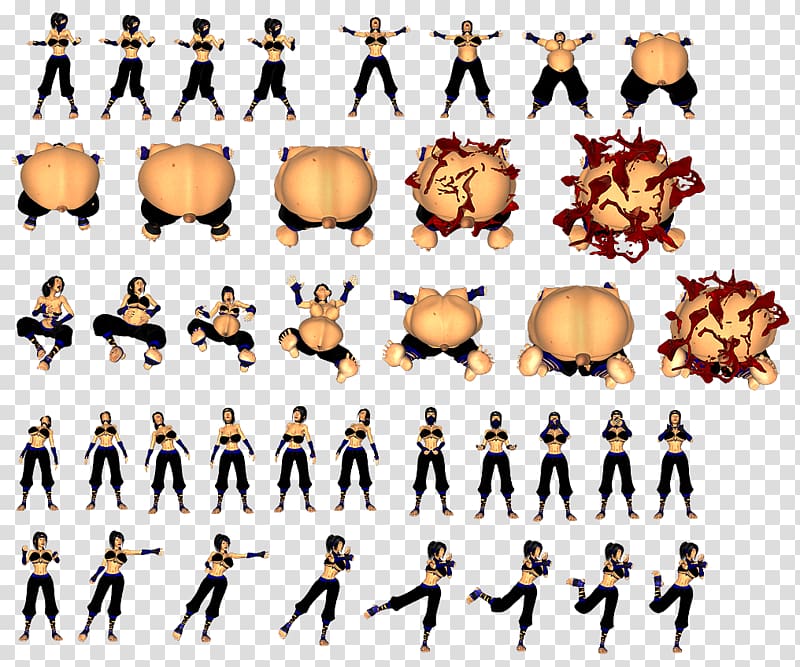 Kitana Sprite Smoke Mortal Kombat Nintendo Entertainment System, sprite transparent background PNG clipart