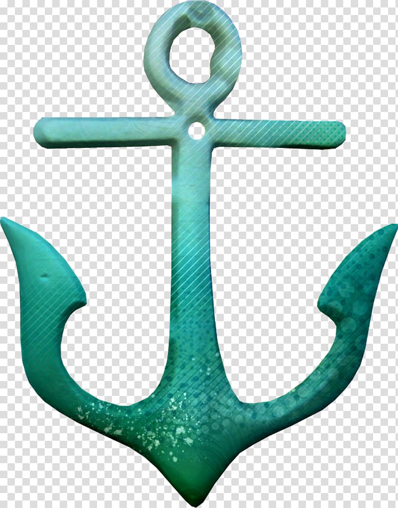 Anchor , Blue spear material free to pull transparent background PNG clipart