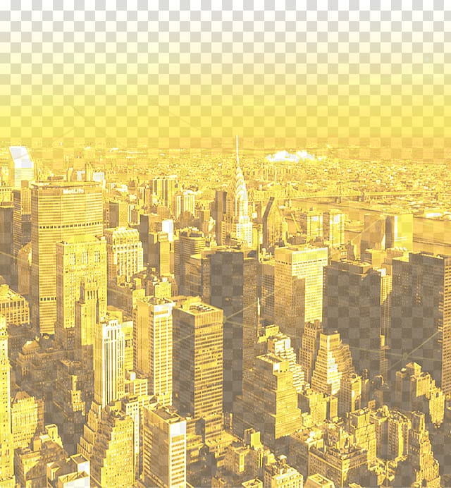 Cityscape Real property Real Estate, Yellow cityscape transparent background PNG clipart