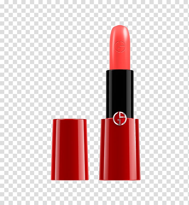 Lip balm Giorgio Armani Rouge Ecstasy Lipstick Cosmetics Giorgio Armani Rouge Ecstasy Lipstick, lipstick transparent background PNG clipart