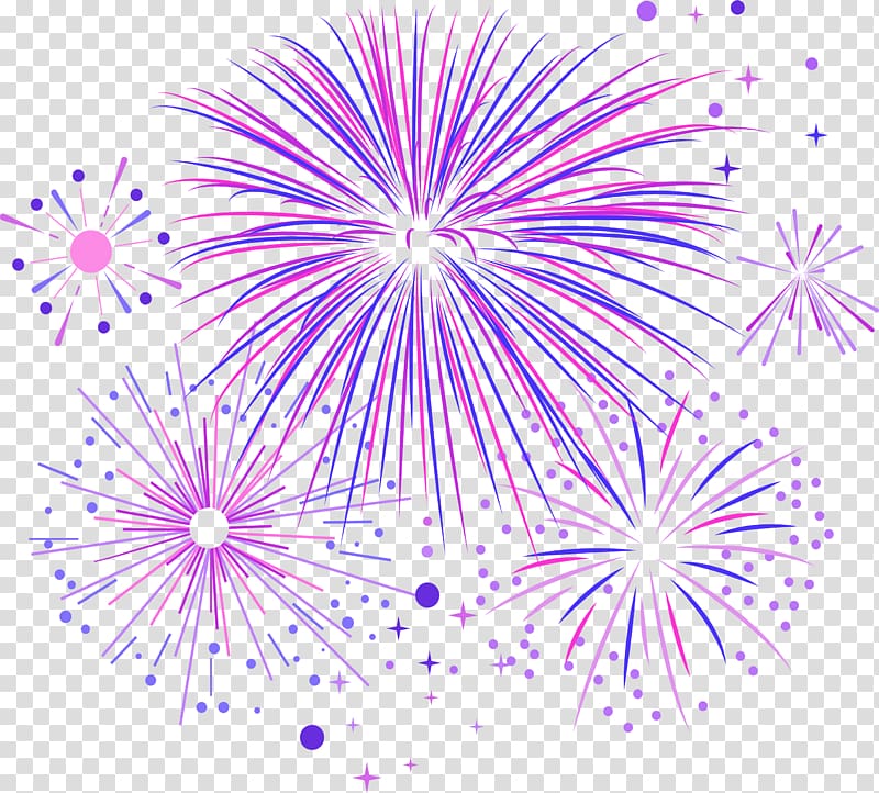 pink and blue fireworks illustration, Fireworks Violet Purple, Purple gorgeous fireworks transparent background PNG clipart