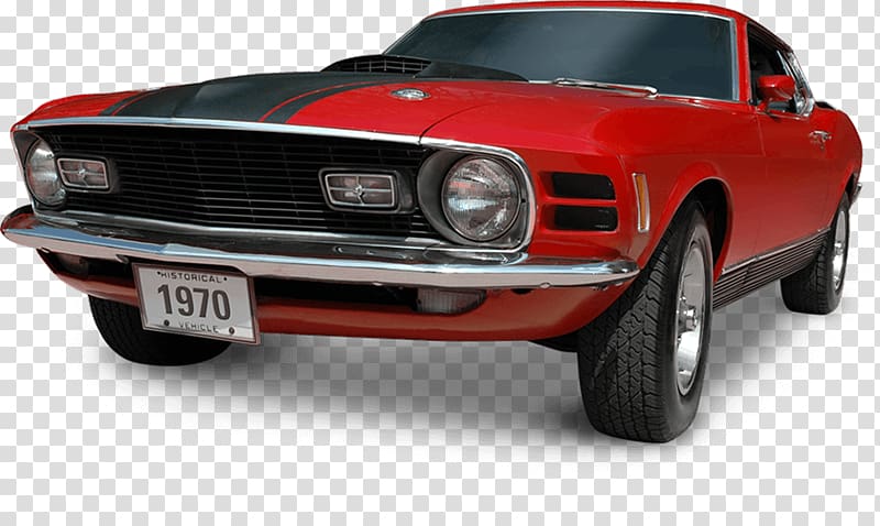 First Generation Ford Mustang Sports car Ford Mustang Mach 1 Dodge, car transparent background PNG clipart