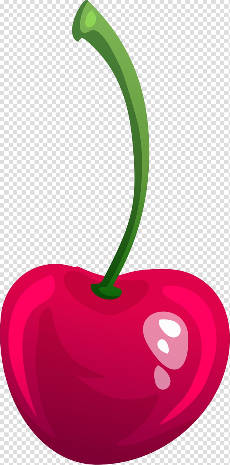 Cherry Red Cerise, Hand painted red cherry transparent background PNG clipart