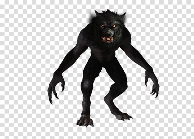 Werewolf Bigfoot Gray wolf YouTube Legendary creature, werewolf transparent background PNG clipart