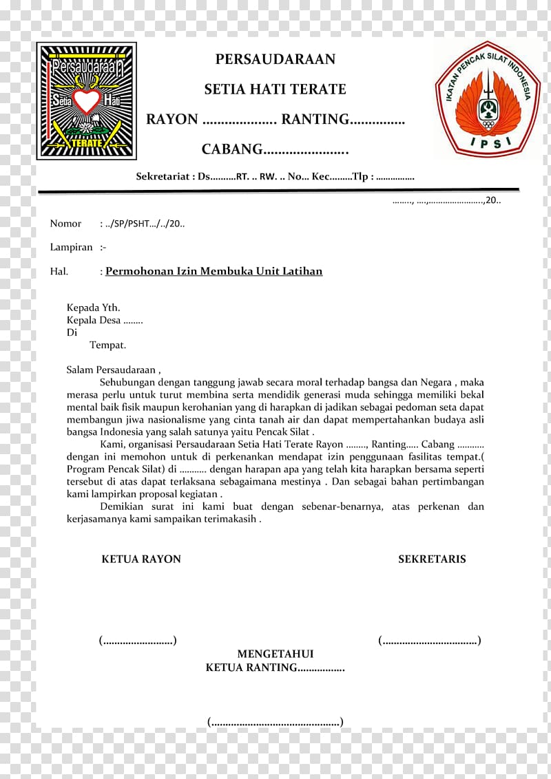 Letter Indonesian language Surat Document Wedding invitation, Psht transparent background PNG clipart