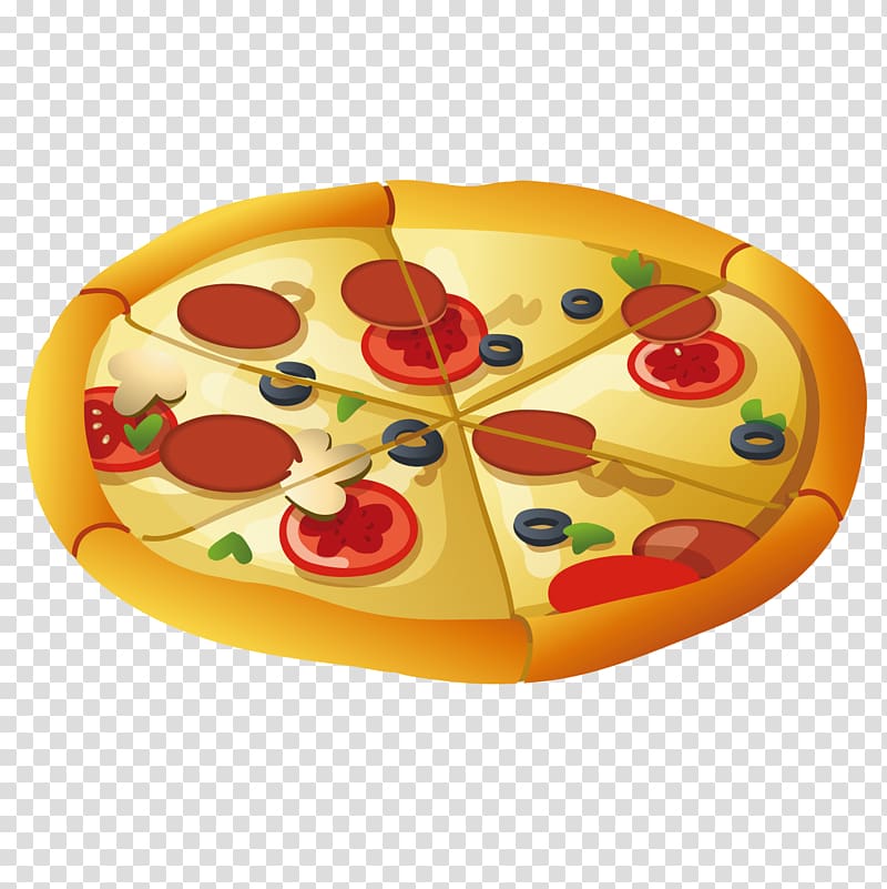 Pizza Computer file, Delicious pizza transparent background PNG clipart