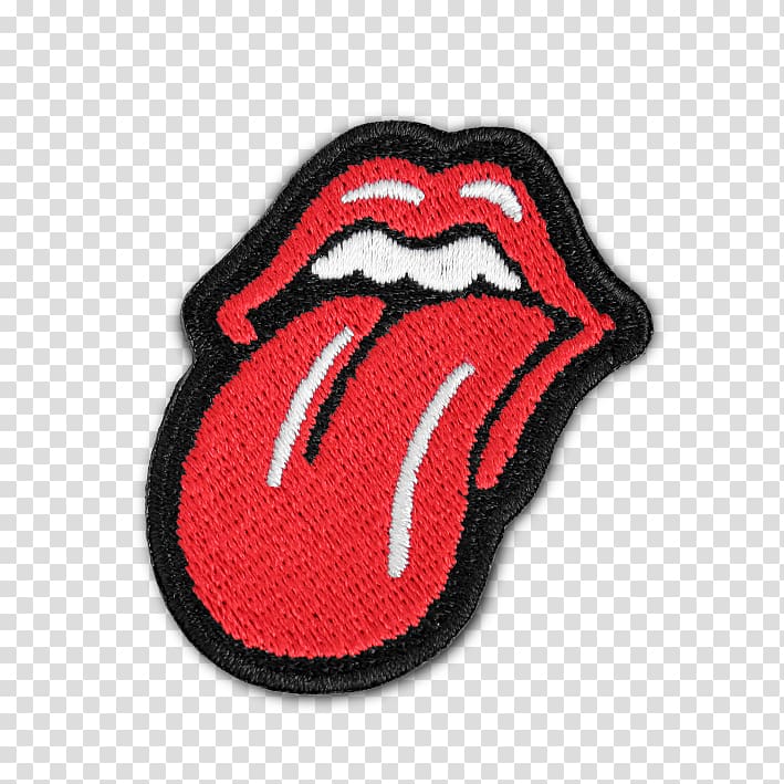The Rolling Stones Embroidery Pop art Textile Tongue, stoned transparent background PNG clipart