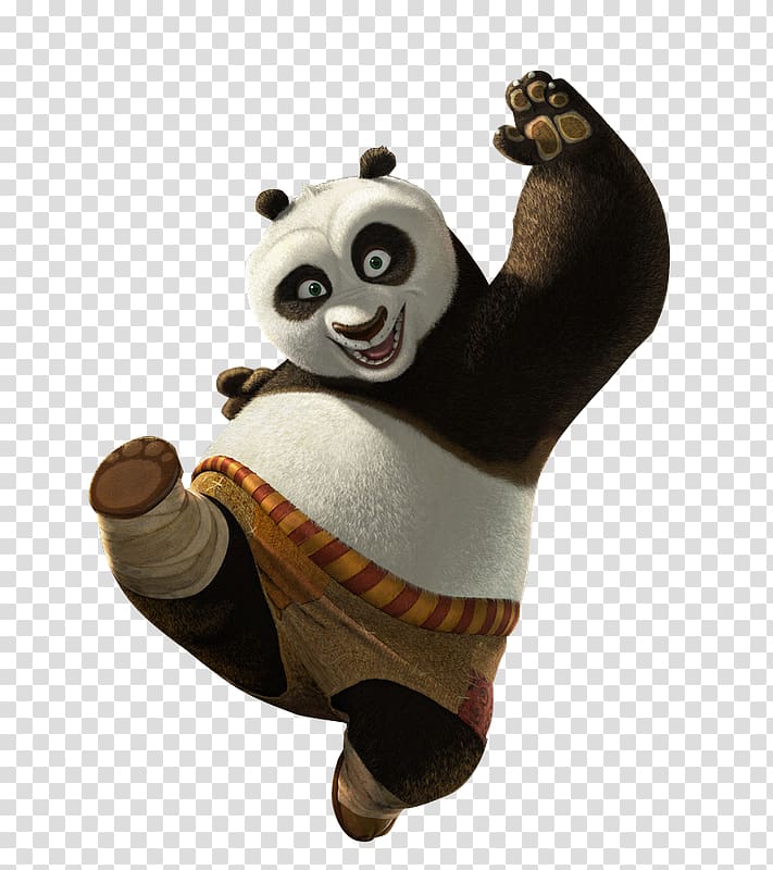 Kung Fu Panda 3 Po Jack Black Giant panda Desktop , Kong fu panda transparent background PNG clipart
