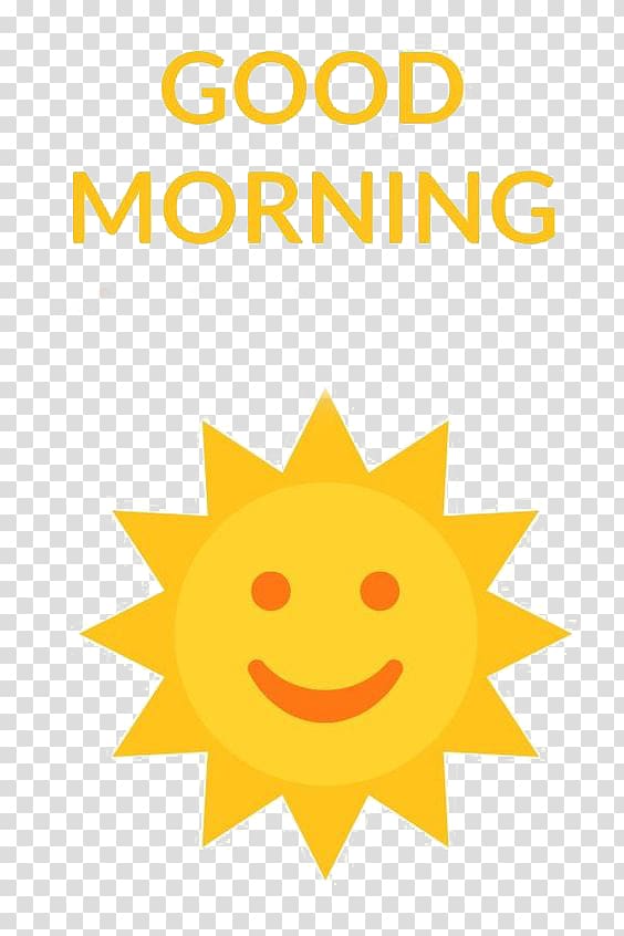 good morning english art word transparent background PNG clipart