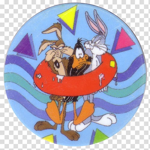 Milk caps Sylvester Wile E. Coyote and the Road Runner Tazos Looney Tunes, Wile Coyote transparent background PNG clipart