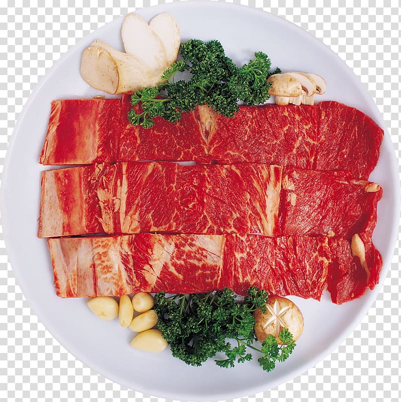 Yakiniku Tataki Matsusaka beef Roast beef Korean cuisine, Meat transparent background PNG clipart