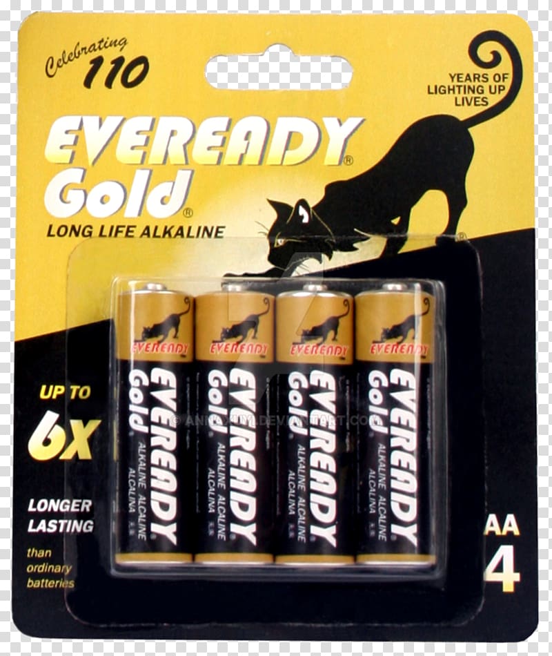 Electric battery Eveready Battery Company Packaging and labeling Alkaline battery Battery pack, design transparent background PNG clipart