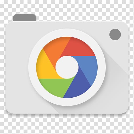 white and multicolored camera icon illustration, brand circle font, Camera transparent background PNG clipart