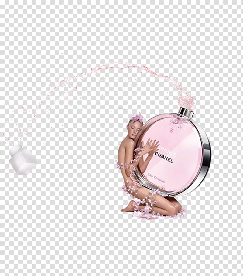 Chanel No. 5 Coco Perfume Eau de toilette, Creative perfume Figure transparent background PNG clipart