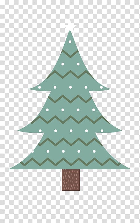 Fir Silhouette Pine Christmas, Cartoon Christmas tree transparent background PNG clipart