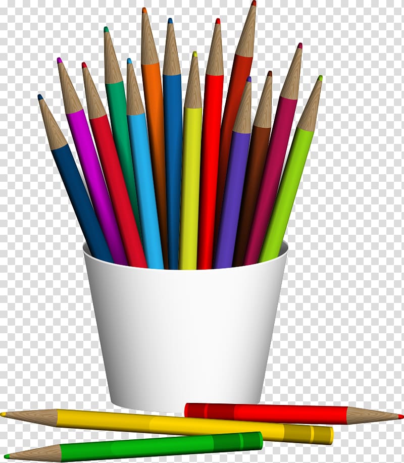 Crayons, Markers and Colored Pencils Clipart