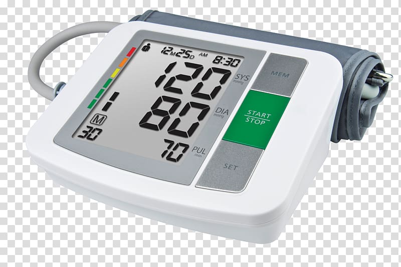 Sphygmomanometer Blood pressure measurement Arm, blood pressure monitor transparent background PNG clipart