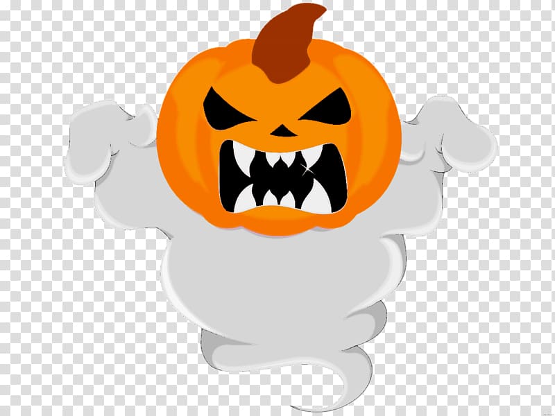 Illustration Pumpkin Desktop Computer, fantasma halloween transparent background PNG clipart