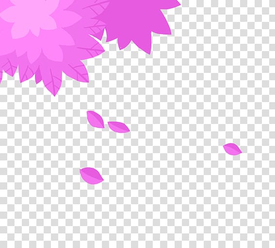 Leaf Color Purple Animation, Falling purple leaves transparent background PNG clipart